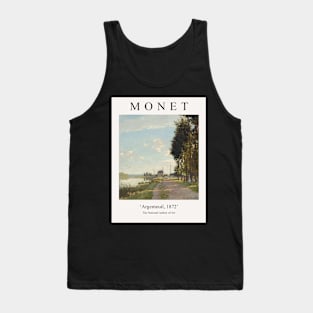 Claude Monet Argenteuil Exhibition Wall Poster Art Print Tank Top